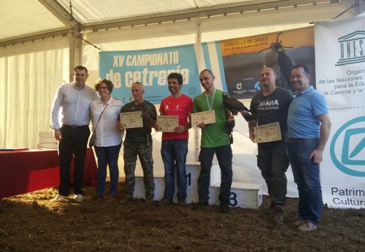 Público e participantes califican de éxito rotundo o XV Campionato de Cetraría celebrado en Mesón do Vento